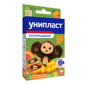 Унипласт Чебурашка лейкопластырь бактерицидный набор №20