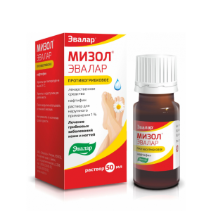 Мизол Эвалар раствор для наружного применения 1% флакон-капельница 50мл