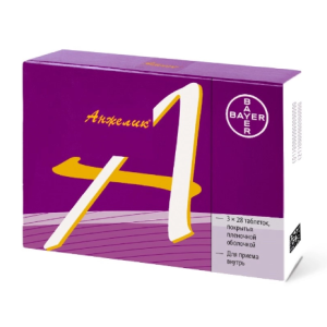 Анжелик таблетки покрытые плёночной оболочкой 1мг+2мг №84