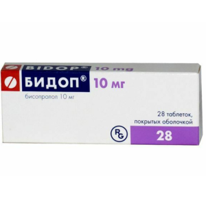Бидоп таблетки 10мг №28
