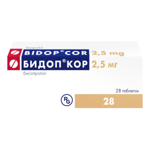 Бидоп Кор таблетки 2,5мг №28