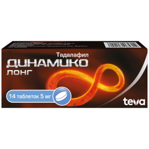 Динамико Лонг таблетки покрытые плёночной оболочкой 5мг №14