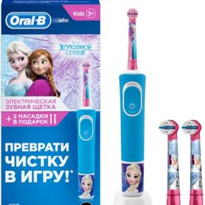 Oral-B щетка зубная электрическая для детей от 3 лет frozen тип 3710 с зарядным устройством тип 3757