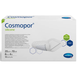 Космопор силикон повязка самоклеящаяся с впитывающей подушечкой и контактным слоем из силикона 20х10см №10