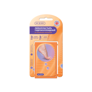 ComForte лейкопластырь гидроколлоидный набор 2.9х6см №3 и 2.2х4.1см №3