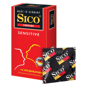 Sico Sensitive презервативы контурные анатомической формы №12