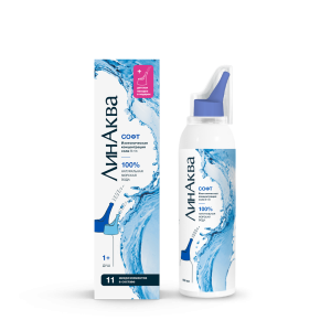 ЛинАква софт средство для орошения и промывания полости носа 0,9% 150мл