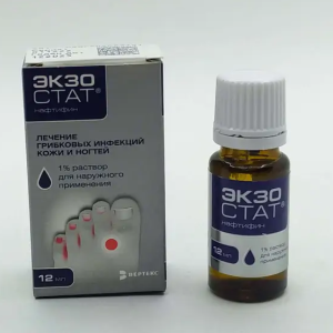 Экзостат раствор для наружного применения 1% флакон 12мл 