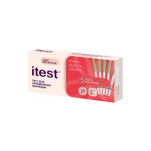 Itest тест для определения овуляции тест-полоска №5