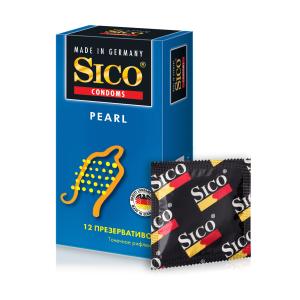 Sico Pearl презервативы точечное рифление №12