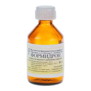 Формидрон раствор для наружного применения спиртовой флакон 50мл  