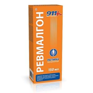 911 растирка ревмалгон 150мл