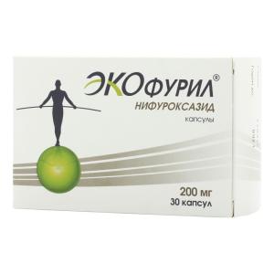 Экофурил капсулы 200мг №30
