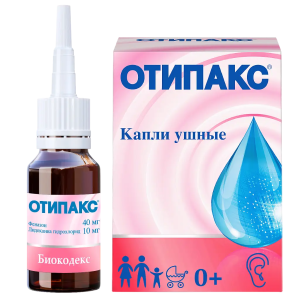 Отипакс капли ушные флакон-капельница 16г 