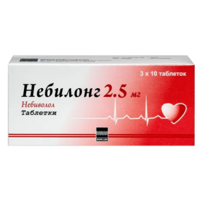 Небилонг таблетки 2,5мг №30
