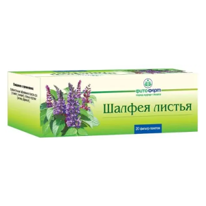 Шалфея листья фильтр-пакеты 1,5г №20 