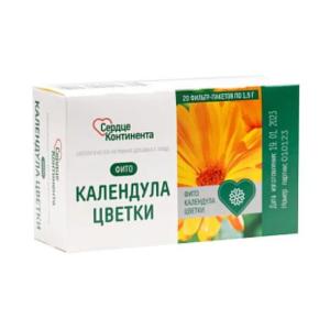 Календула цветки Сердце Континента фильтр-пакеты 1.5г №20
