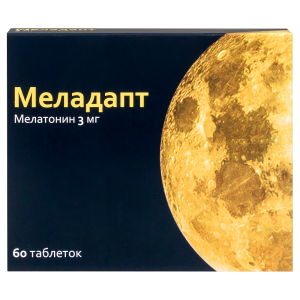 Меладапт таблетки покрытые плёночной оболочкой 3мг №60