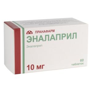 Эналаприл таблетки 10мг №60