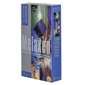 Мелаксен таблетки покрытые оболочкой 3мг №24