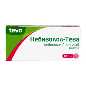 Небиволол-Тева таблетки 5мг №56