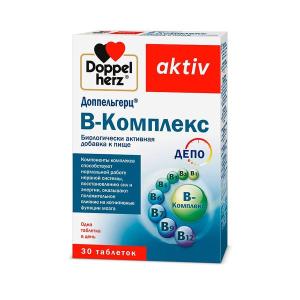 Доппельгерц актив В-Комплекс таблетки массой 315мг №30