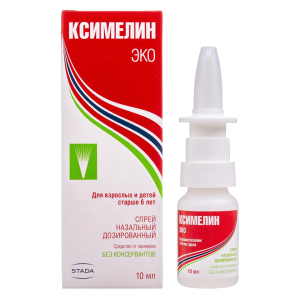 Ксимелин Эко спрей назальный дозированный 140мкг/доза 10мл 