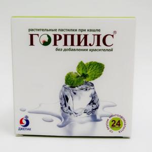 Горпилс - бад пастилки растительные с ментолово-эвкалиптовым вкусом №24