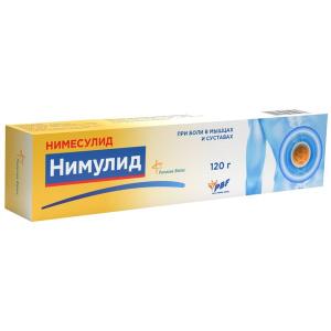 Нимулид гель для наружного применения 1 % туба 120г