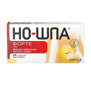 Но-шпа форте таблетки 80мг №24