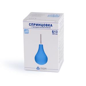 Спринцовка Б13 с твердым наконечником ПВХ Альпина Пласт 483мл