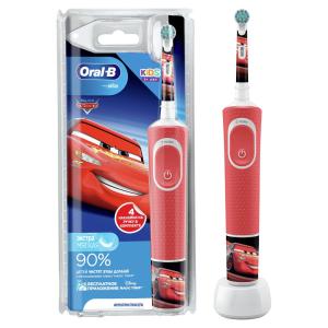 Oral-B Kids щетка зубная электрическая для детей от 3 лет Сars тип 3710 с зарядным устройством тип 3757
