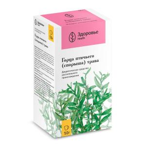 Горца птичьего (спорыш) трава измельченная пачка 50г 