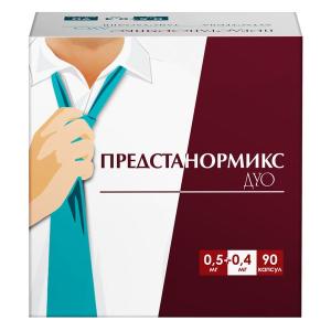 Предстанормикс Дуо капсулы с модифицированным высвобождением 0,5мг+0,4мг №90