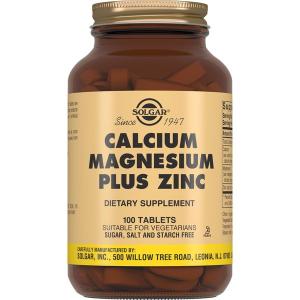 Солгар Кальций-Магний плюс Цинк таблетки массой 1596мг №100 