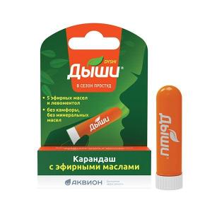 Дыши карандаш с эфирными маслами 1,6мл №1