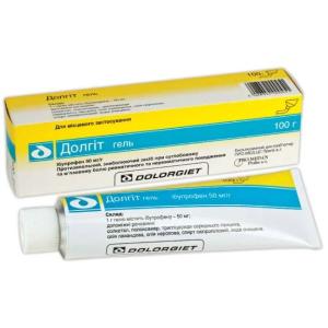 Долгит гель для наружного применения 5% туба 100г