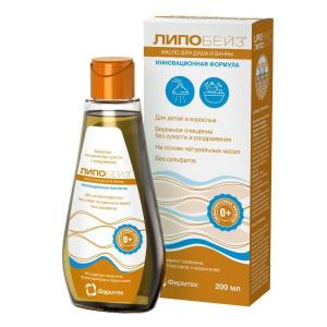 Липобейз масло для душа и ванны флакон 200мл