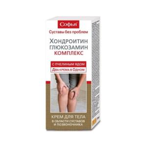 Софья Пчелиный яд + хондроитин глюкозамин комплекс крем для тела туба 75мл