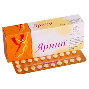 Ярина таблетки покрытые плёночной оболочкой №21х3