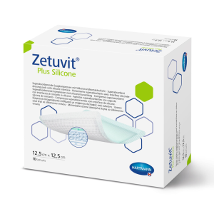 Цетувит Плюс Силикон повязка самоклеящаяся суперабсорбирующая стерильная 12,5х12,5см №10