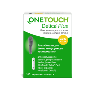 Ланцеты одноразовые OneTouch Delica Plus №100