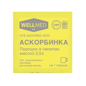 Аскорбинка Life Ascorbic Acid порошок пакеты 2,5г №1