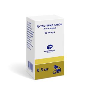 Дутастерид Канон капсулы 0,5мг №30 /банка/ 