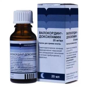 Валокордин-Доксиламин  капли для приёма внутрь 25мг/мл 20мл