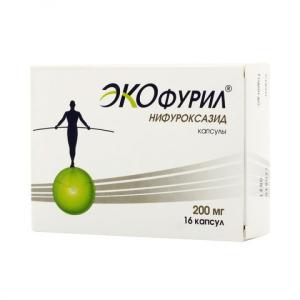 Экофурил капсулы 200мг №16