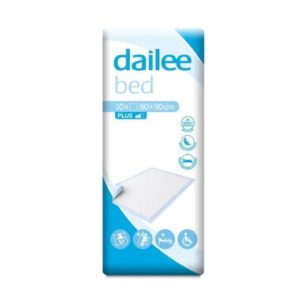 Dailee bed Plus пеленки впитывающие одноразовые 60х90см №10